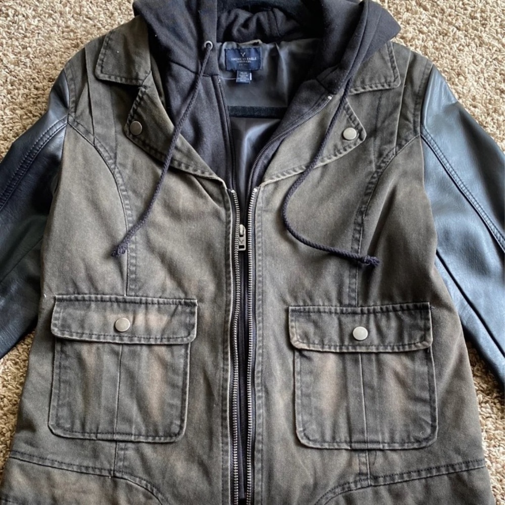 American Eagle - Faux Leather Jacket